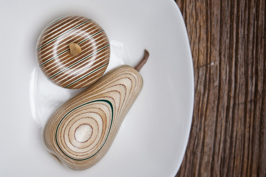 The Beauty of Wood Turned Fruits