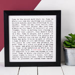 'New Home' Wise Words Print