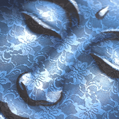 Buddha Painting - Blue Brocade Detail