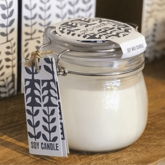 Agnes + Cat The Emporium Eco-Friendly Soy Wax Candle in Reusable Kilner Jar - Provence