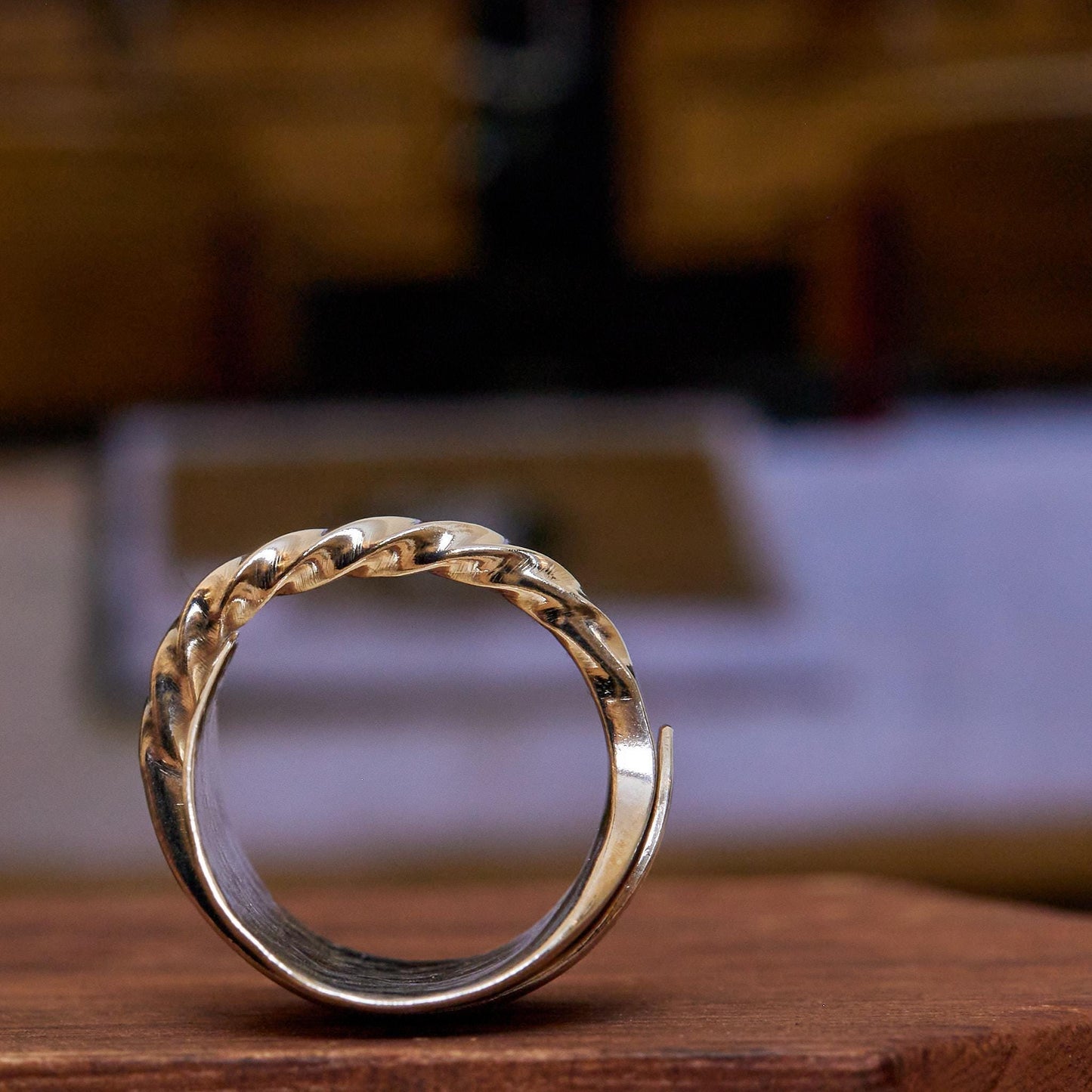 Boochi & Co Boochi Sterling Silver Spoon Ring - Handcrafted Vintage Style