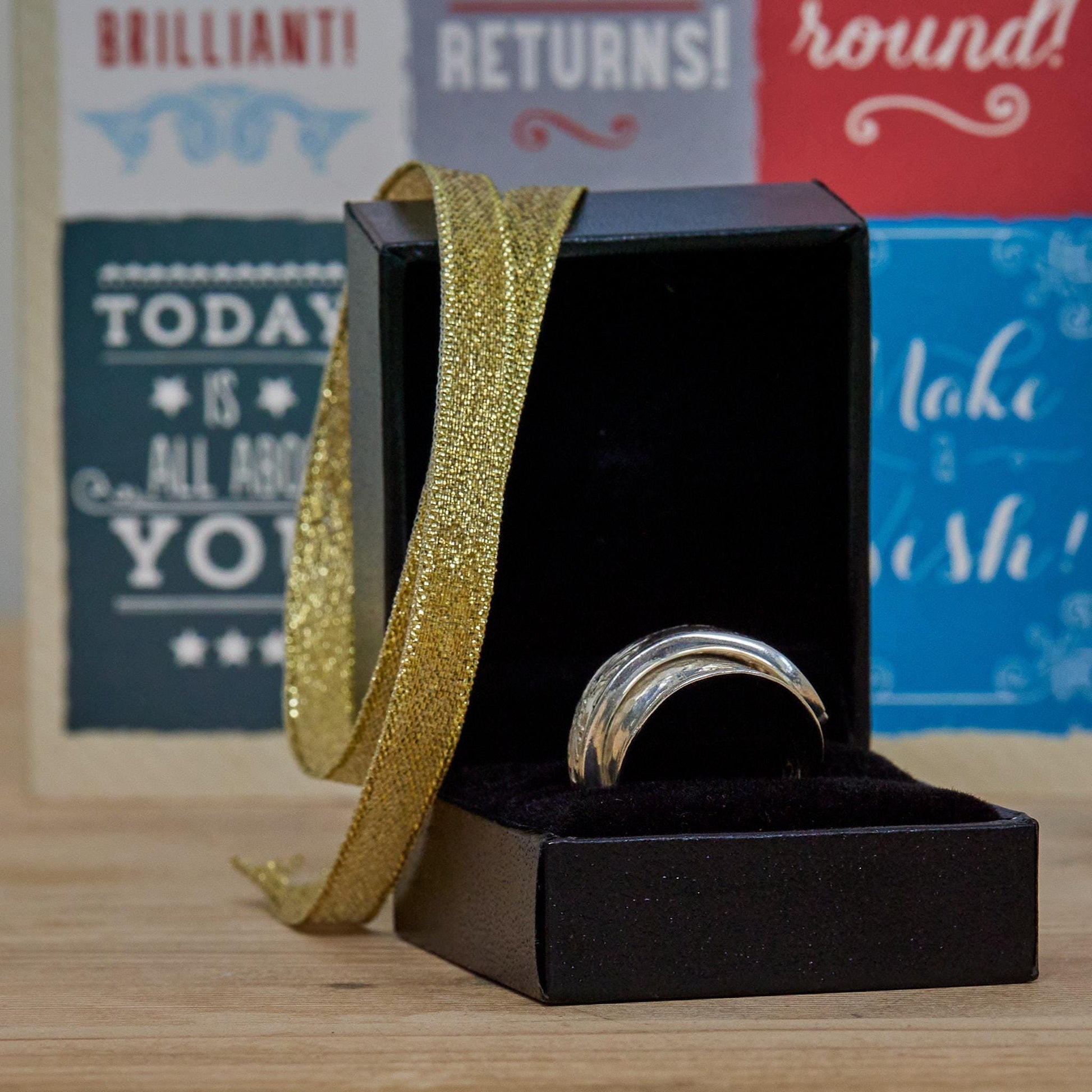 Boochi & Co Sterling Silver Fork Ring - Handcrafted Vintage Style