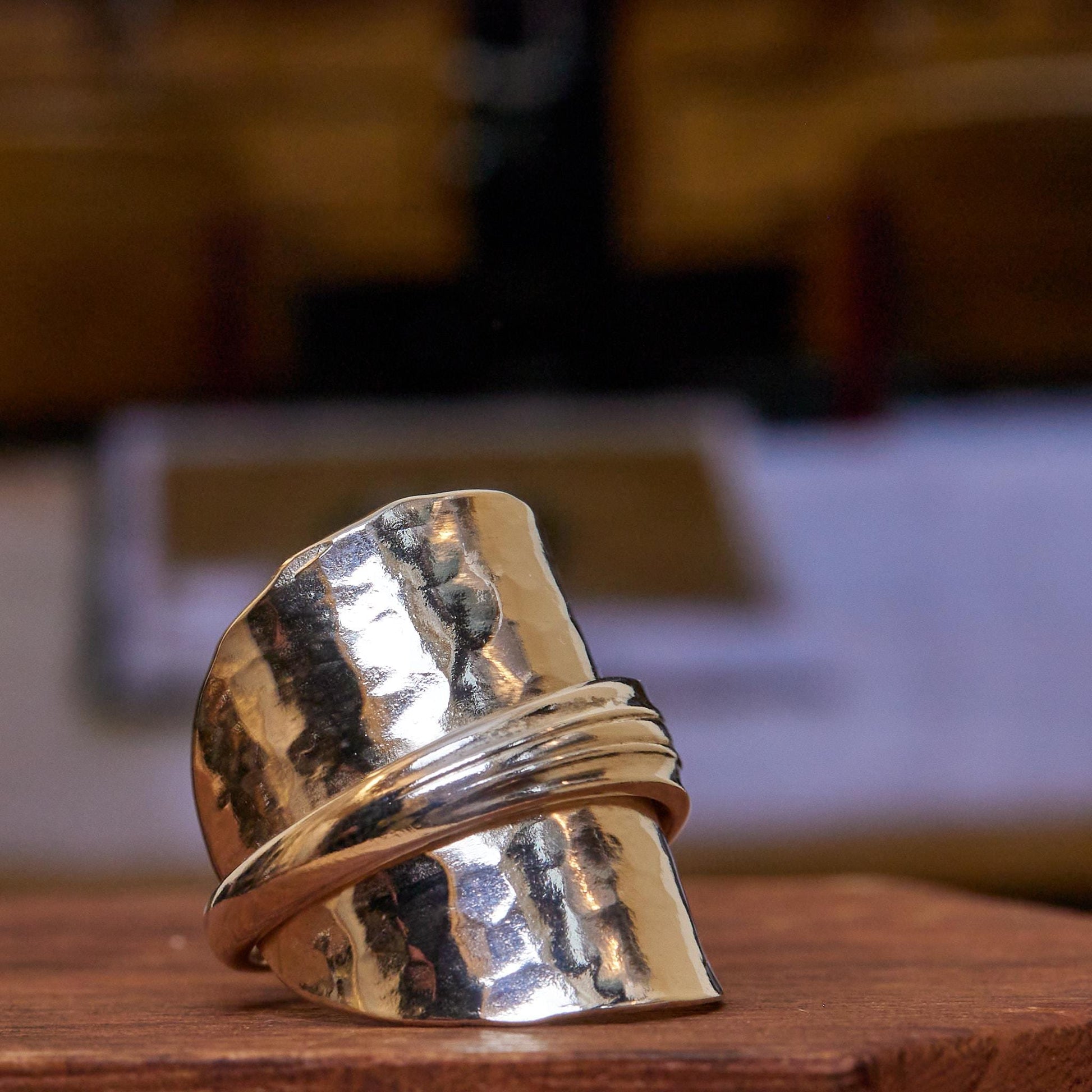 Boochi & Co Sterling Silver Spoon Ring - Handcrafted Vintage Style