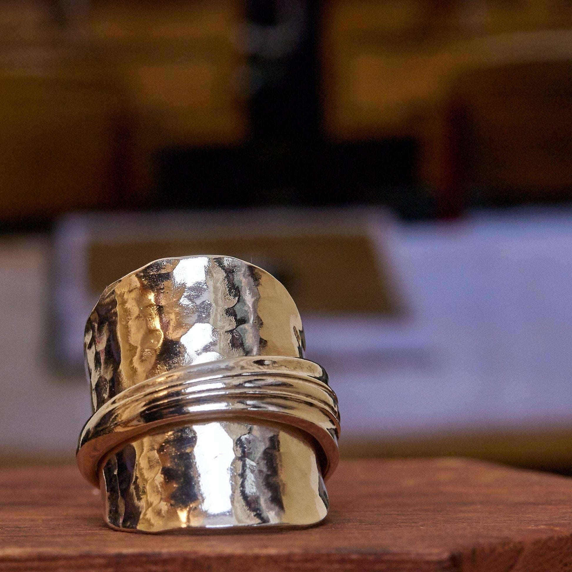 Boochi & Co Sterling Silver Spoon Ring - Handcrafted Vintage Style