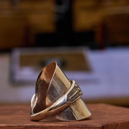 Boochi & Co Sterling Silver Spoon Ring - Handcrafted Vintage Style