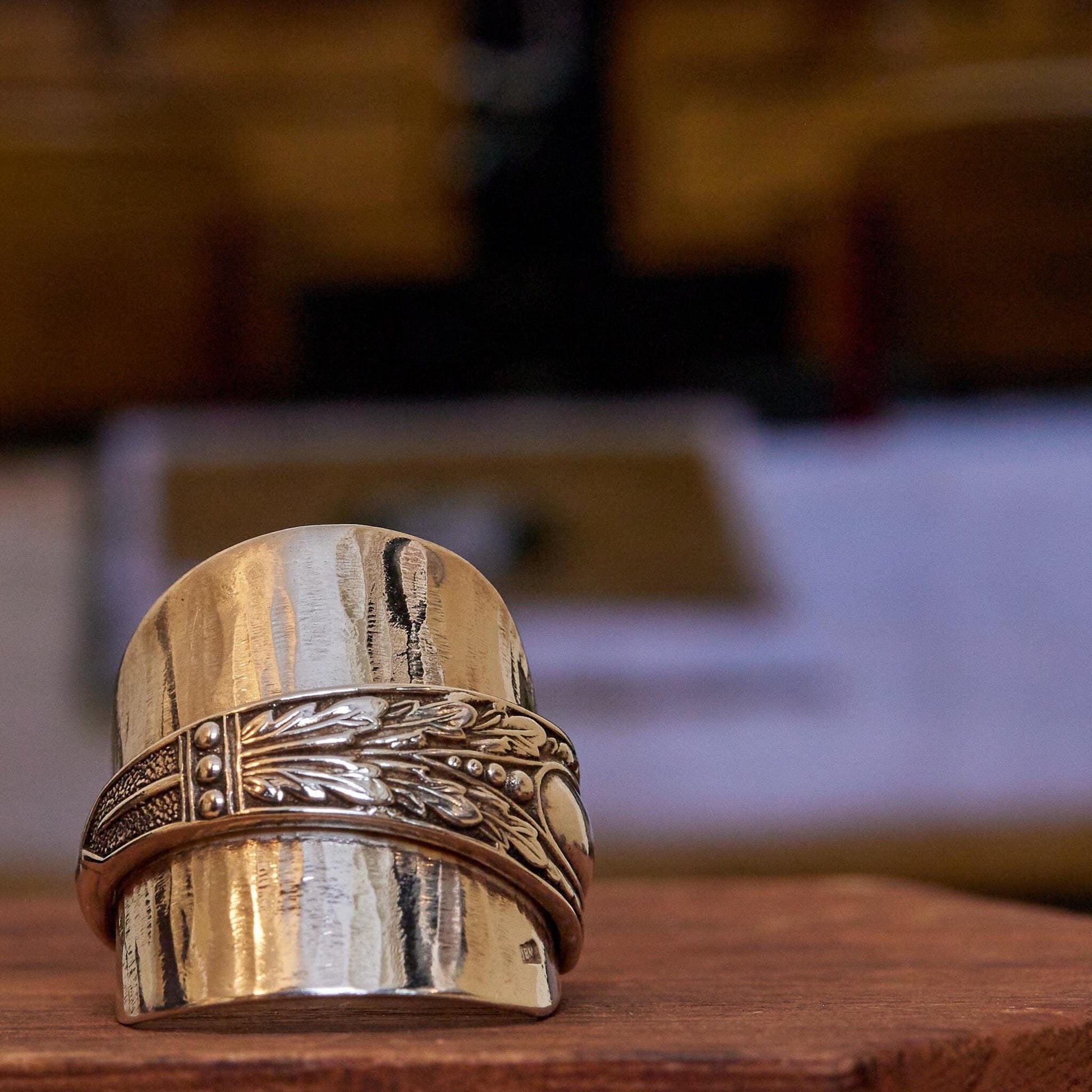 Boochi & Co Sterling Silver Spoon Ring - Handcrafted Vintage Style