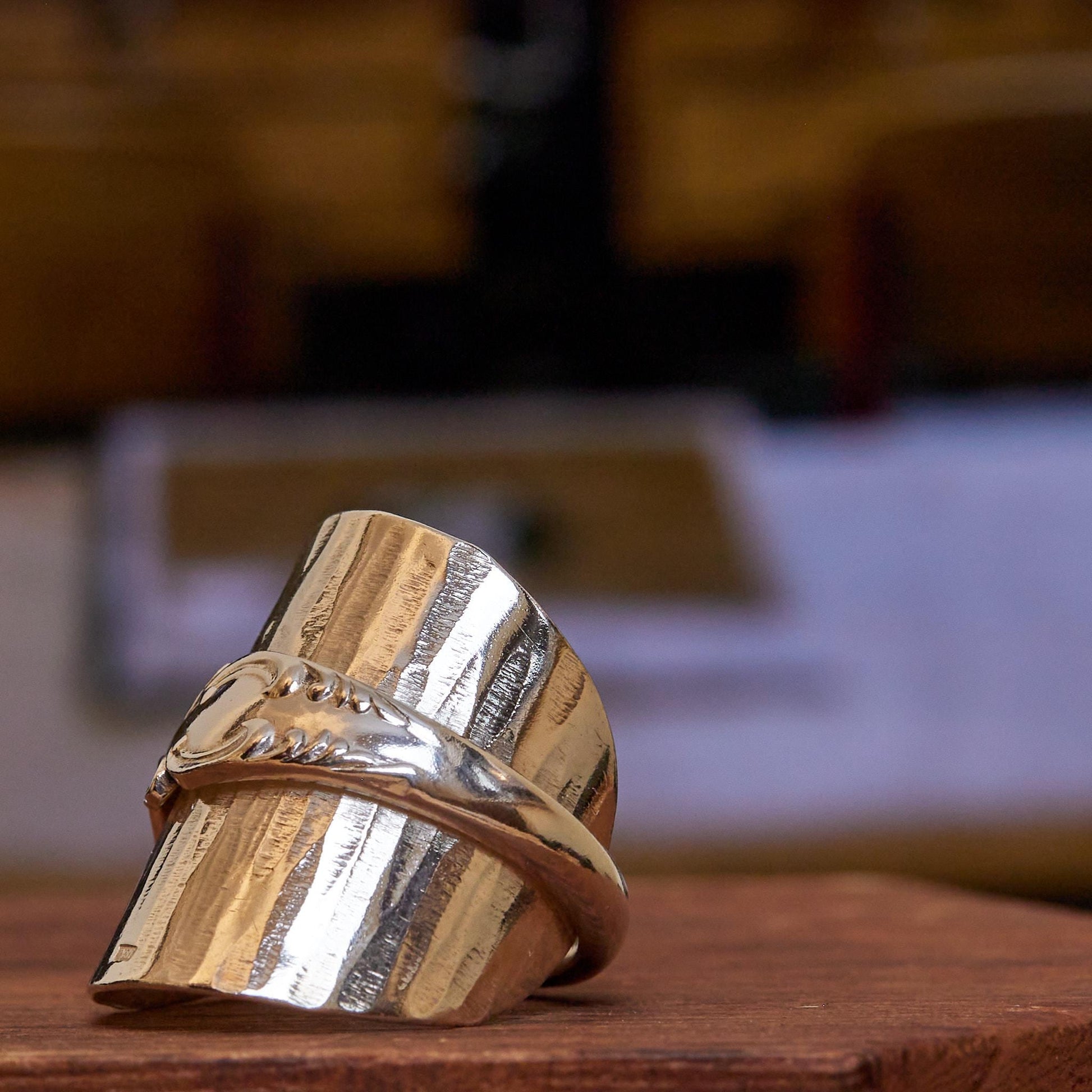 Boochi & Co Sterling Silver Spoon Ring - Handcrafted Vintage Style