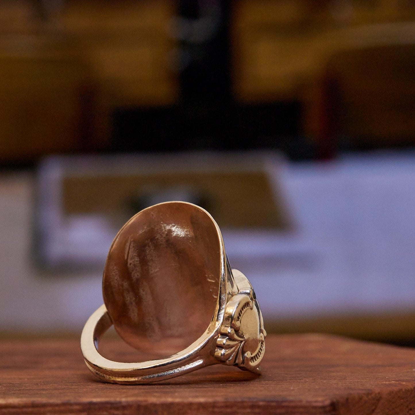 Boochi & Co Sterling Silver Spoon Ring - Handcrafted Vintage Style