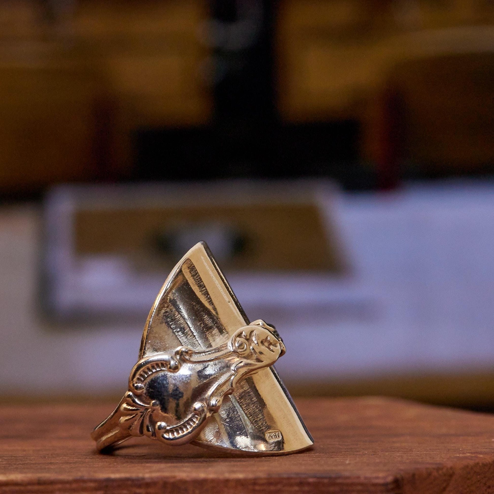 Boochi & Co Sterling Silver Spoon Ring - Handcrafted Vintage Style