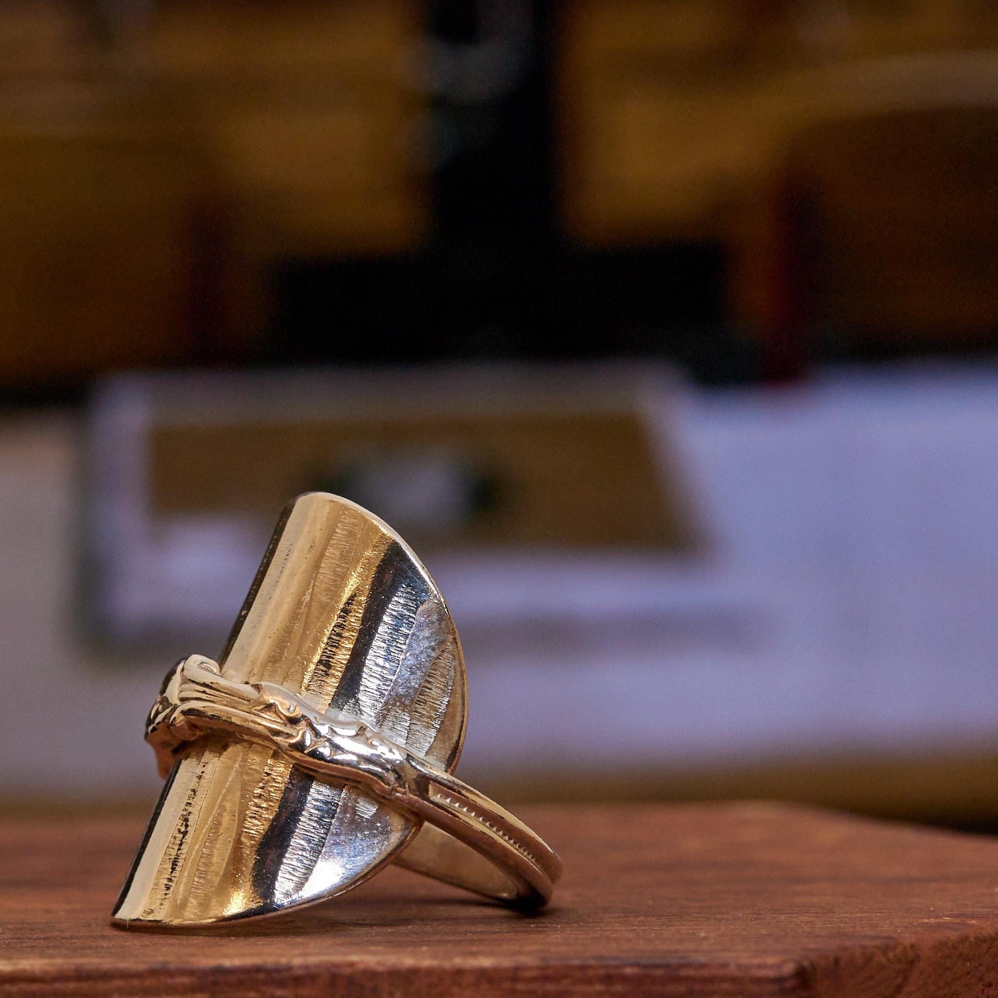 Boochi & Co Sterling Silver Spoon Ring - Handcrafted Vintage Style