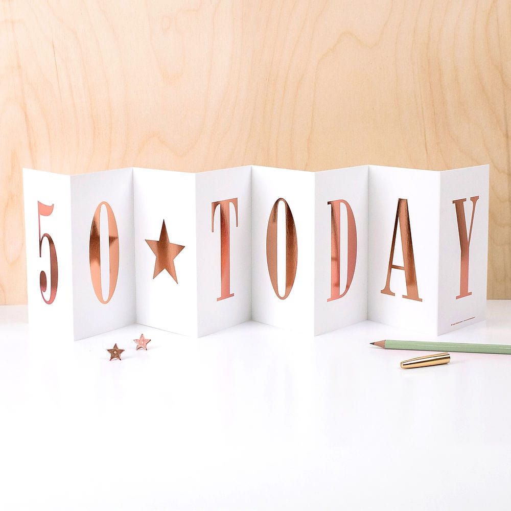 Coulson Macleod 50 Today Birthday Card