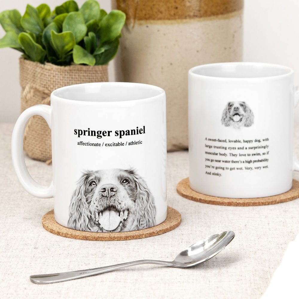 Coulson Macleod Springer Spaniel Mug - Hand Illustrated