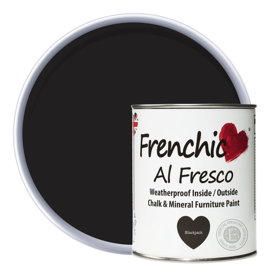 Frenchic Paint Al Fresco 750ml Frenchic Al Fresco Blackjack Outdoor Paint - Elegant, Durable Finish