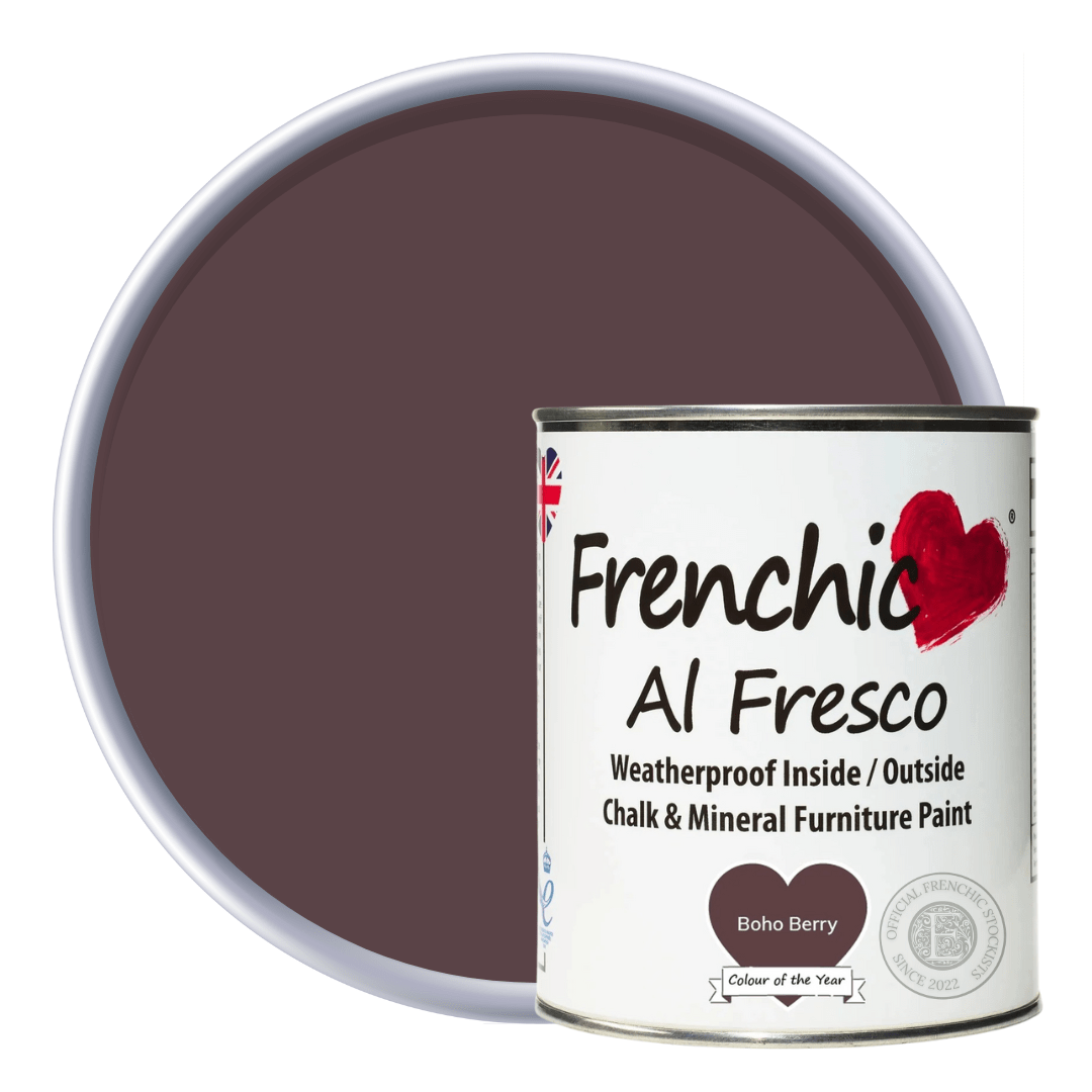 Frenchic Paint Al Fresco 750ml Frenchic Al Fresco Boho Berry Paint for Indoor & Outdoor Elegance