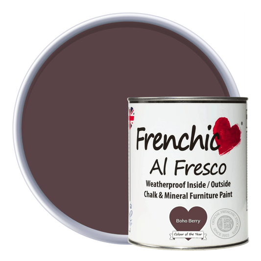 Frenchic Paint Al Fresco 750ml Frenchic Al Fresco Boho Berry Paint for Indoor & Outdoor Elegance