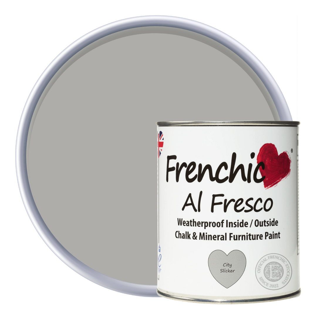 Frenchic Paint Al Fresco 750ml Frenchic Al Fresco City Slicker Grey Weatherproof Paint