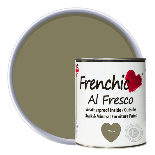 Frenchic Paint Al Fresco 750ml Frenchic Al Fresco Olivia Paint - Weatherproof Chalk Finish