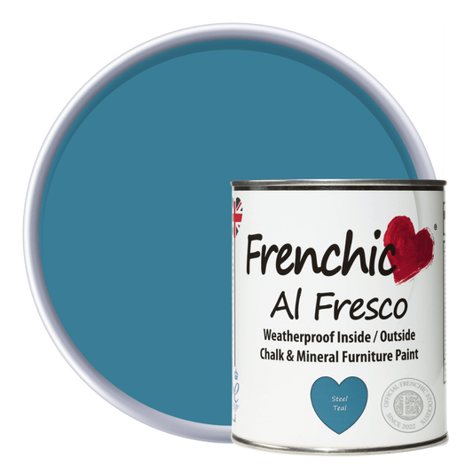 Frenchic Paint Al Fresco 750ml Frenchic Al Fresco Steel Teal: Eco-Friendly Interior Paint