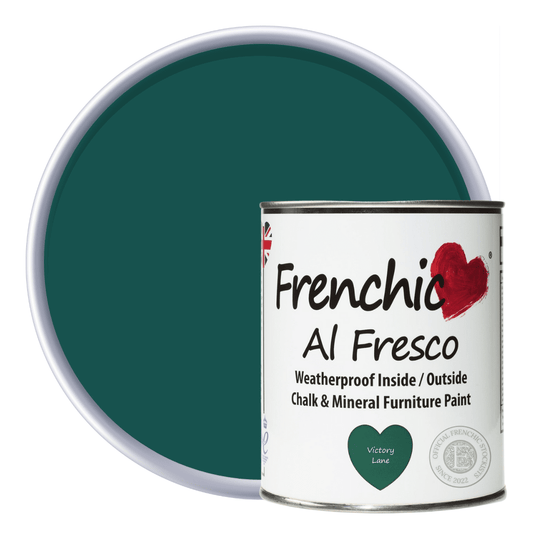 Frenchic Paint Al Fresco 750ml Frenchic Al Fresco Victory Lane Paint: Weatherproof, Vibrant Green