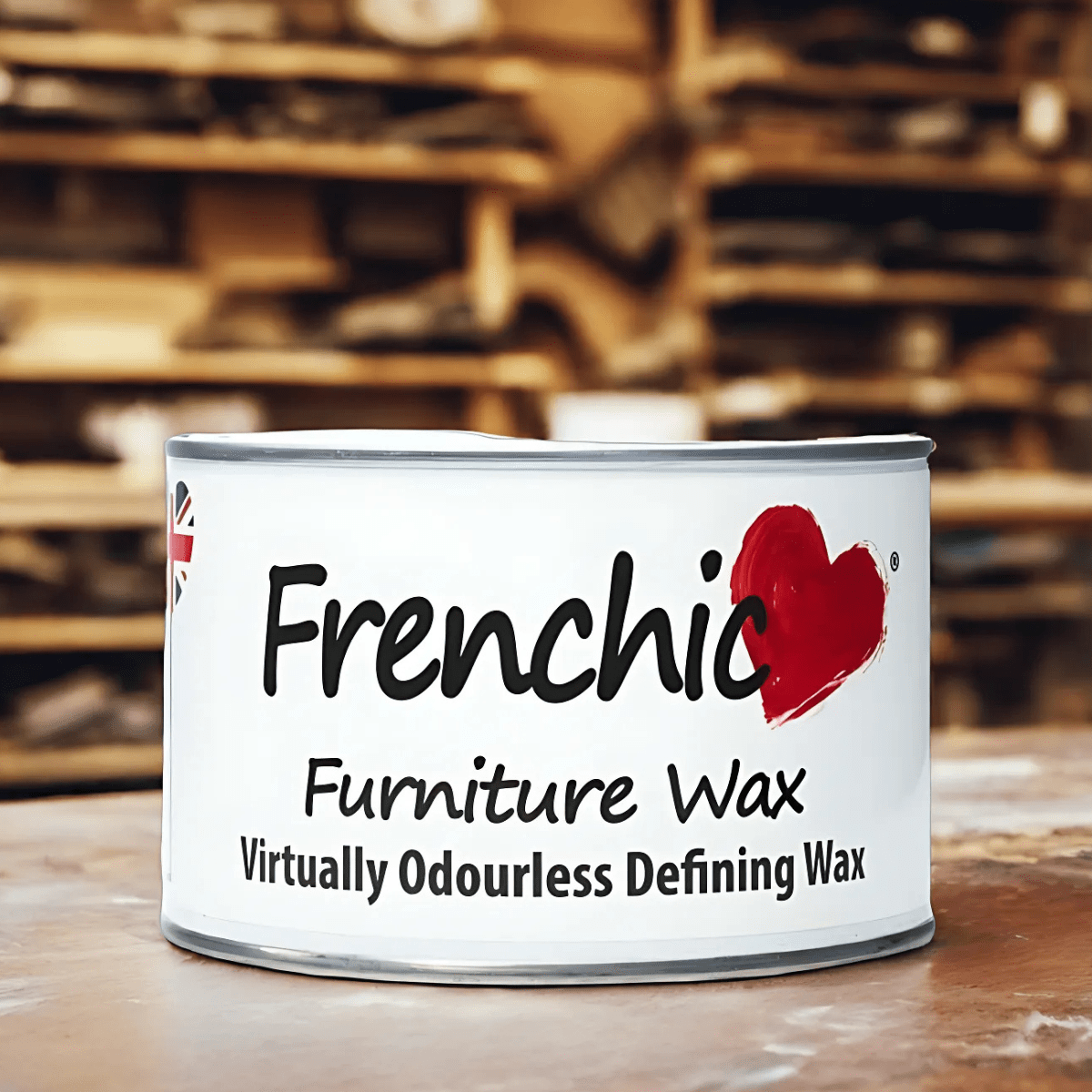 Frenchic Paint Finishes Eco-Friendly 400ml Clear Wax for Long-Lasting Furniture Shine