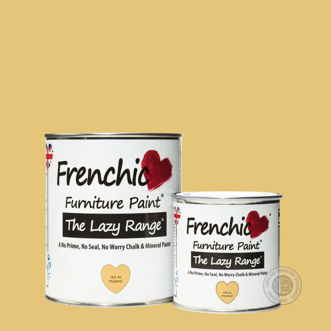 Frenchic Paint Lazy Range 750ml Frenchic Lazy Range Hot As Mustard Interior Paint
