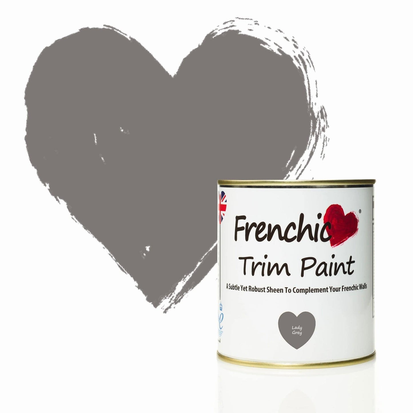 Frenchic Paint Trim Paint 500ML Lady Grey Trim Paint