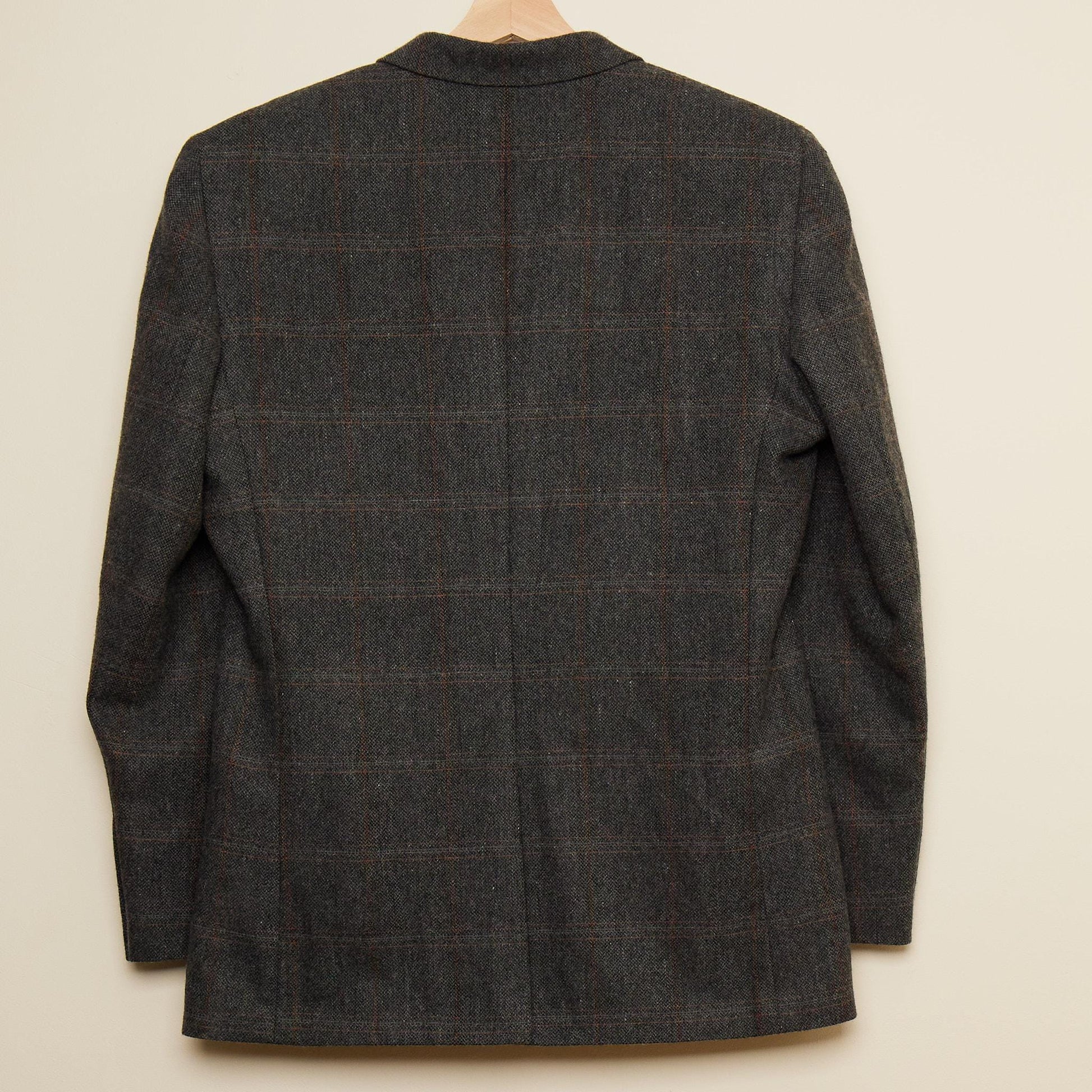 Mr Pip Rocha John Rocha 44" Men's 100% Worsted Wool Grey X Large Check Jacket