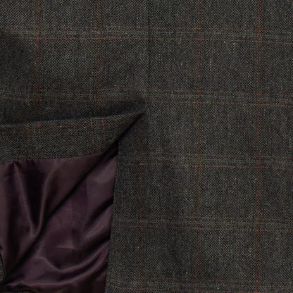Mr Pip Rocha John Rocha 44" Men's 100% Worsted Wool Grey X Large Check Jacket