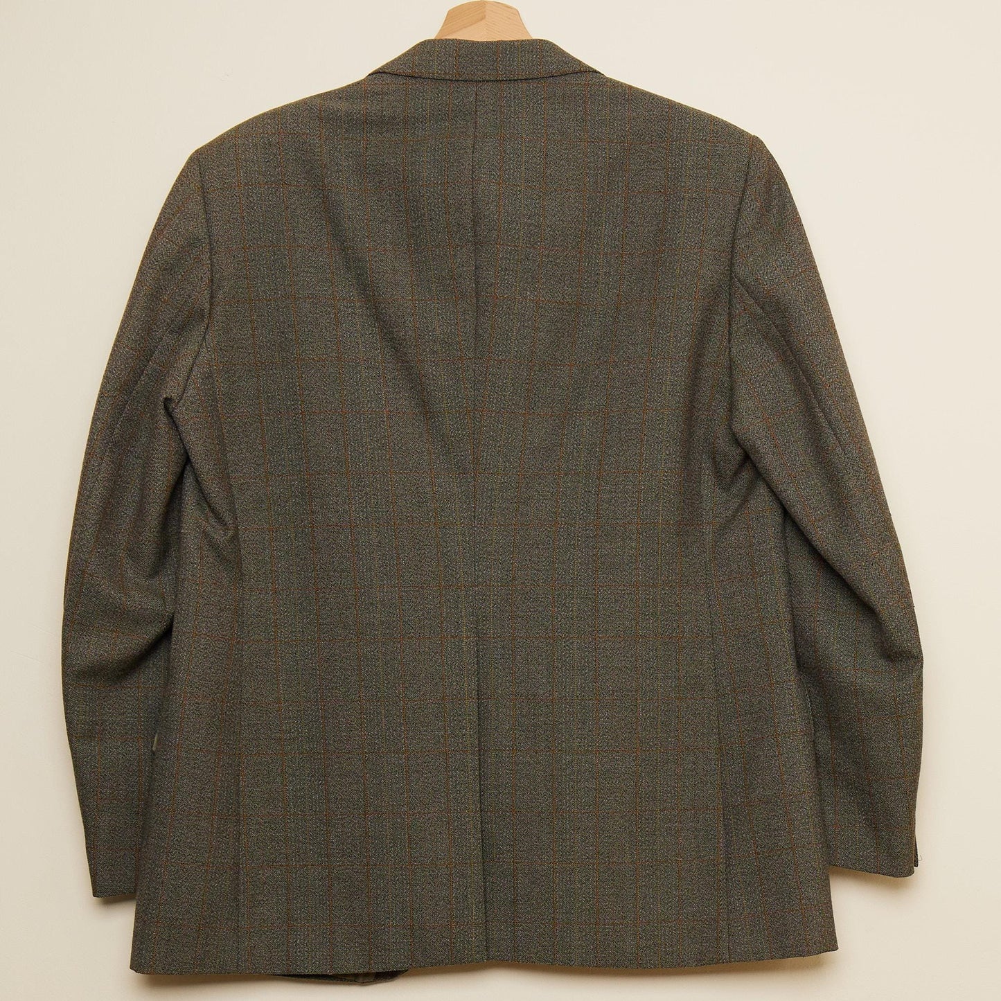 Mr Pip Vintage Dunn & Co 42" Men's 100% Worsted Wool Green Large Check Jacket