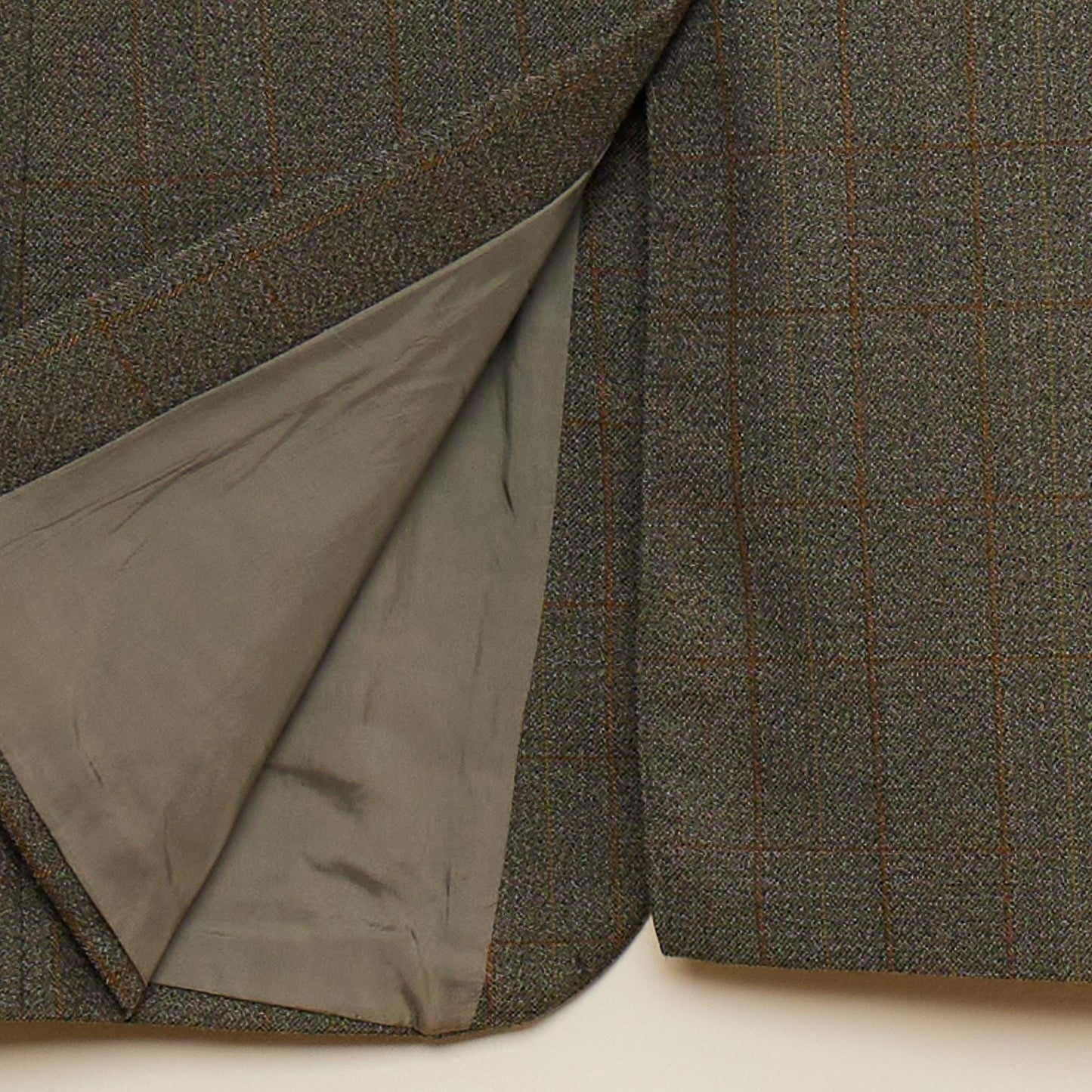 Mr Pip Vintage Dunn & Co 42" Men's 100% Worsted Wool Green Large Check Jacket
