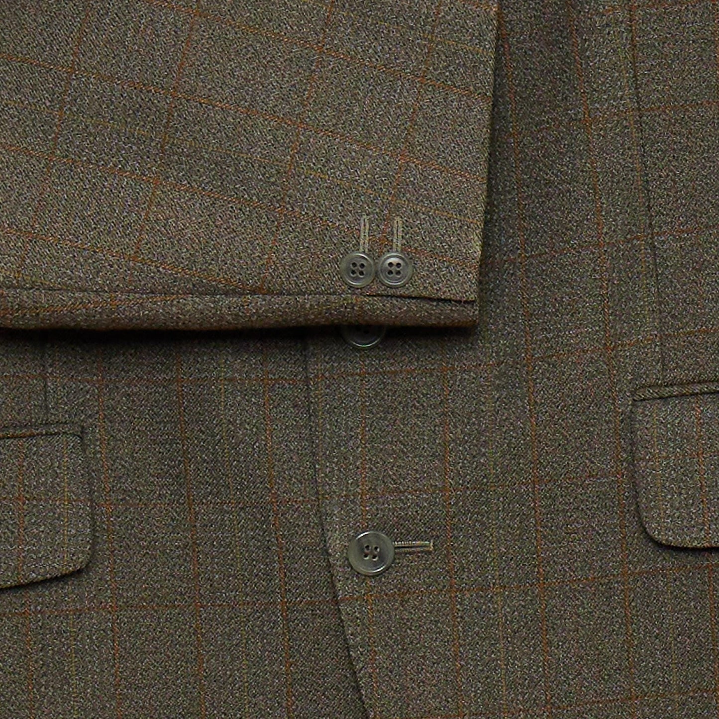 Mr Pip Vintage Dunn & Co 42" Men's 100% Worsted Wool Green Large Check Jacket