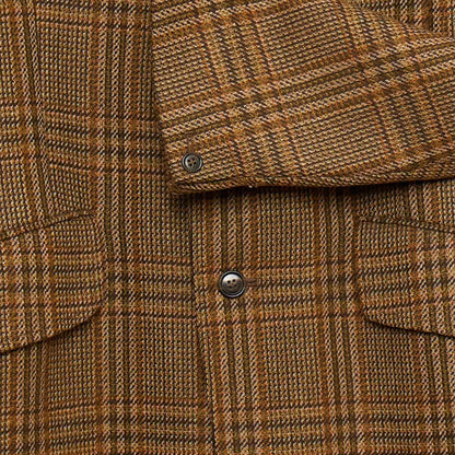 Mr Pip William Bliss 42" Men's 100% Pure Wool Brown Check Jacket