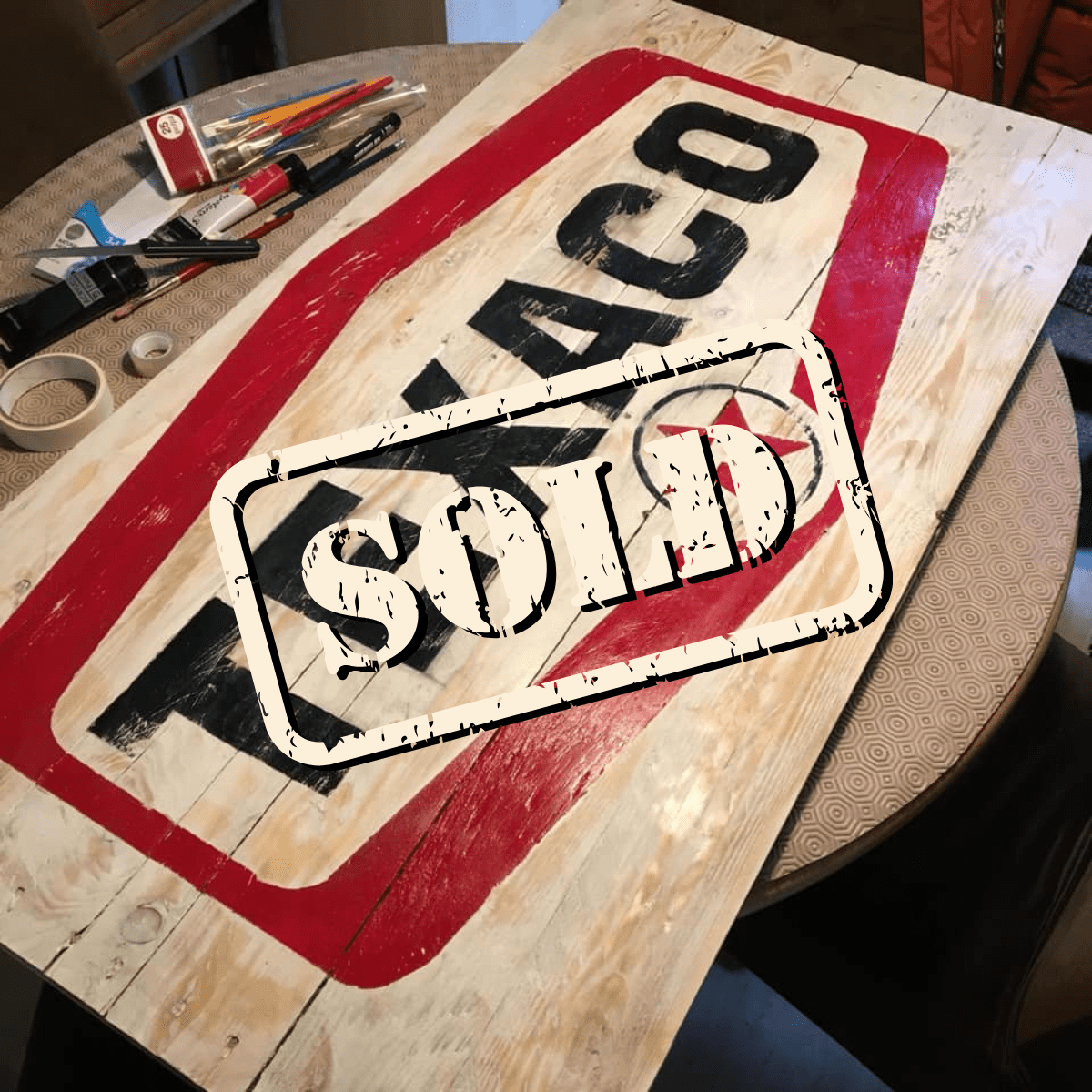 Revampt Revampt Commissioned Vintage Texaco Sign