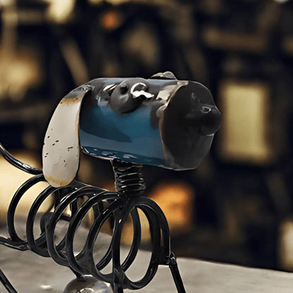 Shared Earth The Emporium Eco-Friendly Handcrafted Dog Ornament with Recycled Metal Coil
