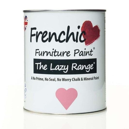 Frenchic Paint Lazy Range 750ml Eco-Friendly Pink Furniture Paint with Wax Infusion - Love Letter
